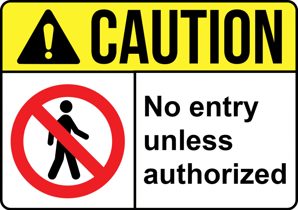 No Entry Sign